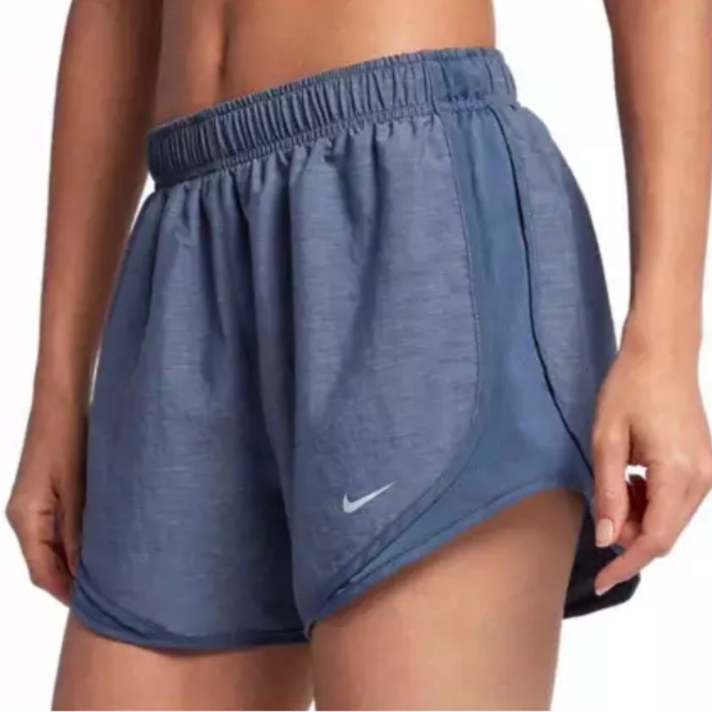 Nike Women’s Tempo Dri-Fit running shorts. Diffused blue color. Great Condition